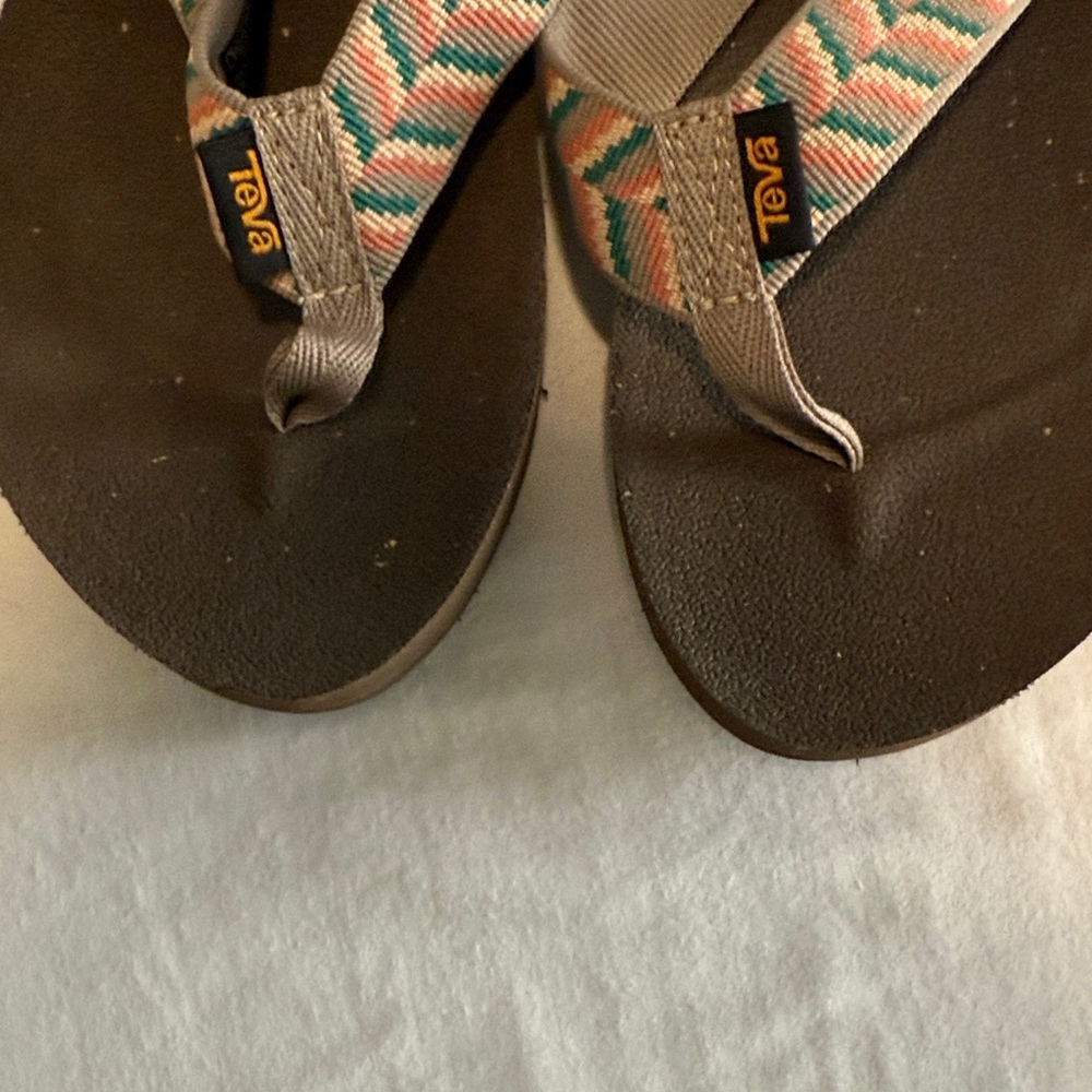 Teva Brown Sandals with Patterned Straps - Picture 6 of 6